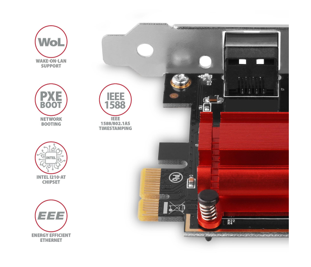 AXAGON Karta sieciowa GIGABIT ETHERNET - 1211982 - zdjęcie 5